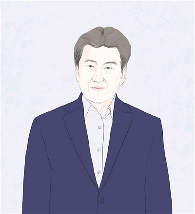 吾守尔·斯拉木院士 田晶娟绘